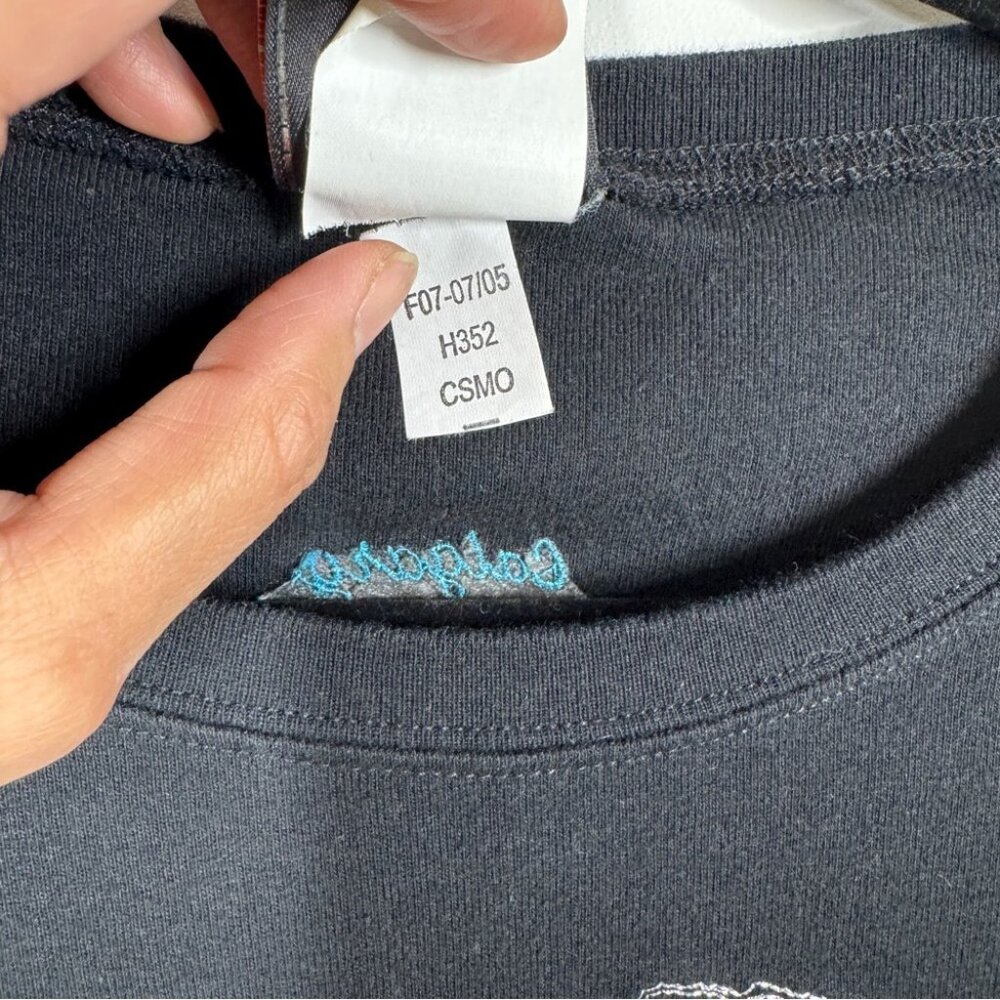 Vintage Y2K 2005 Harley Davidson Black Long Sleeve Graphic Tee Size S - Picture 10 of 15